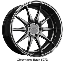XXR 527D 18x9 5x114.3 +35 Chromium Black Wheel/Rim 527D896550