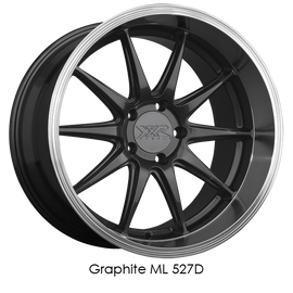 XXR 527D 18x9 5-4.5 +20 Graphite / ML Wheel/Rim 527D896697