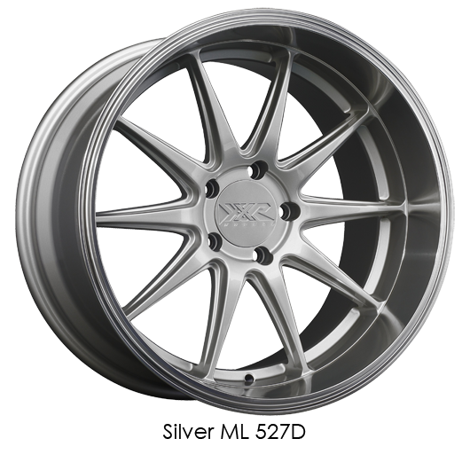 XXR 527D 18x9 5x100 +35 Silver/ML Wheel/Rim 527D898031