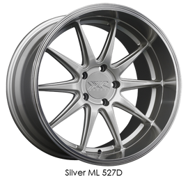 XXR 527D 18x9 5x114.3 +35 Silver/ML Wheel/Rim 527D896531