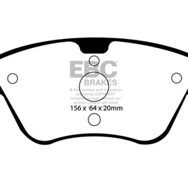EBC DP31075C REDSTUFF CERAMIC PERFORMANCE BRAKE PADS - FRONT DP31075C
