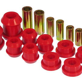 Prothane 92-95 Honda Civic Front Upper/Lower Control Arm Bushings - Red 8-203