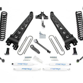 Fabtech 08-16 Ford F250/350 4WD 8in Rad Arm Sys w/Coils & Rr Lf Sprngs & Perf Shks K2128