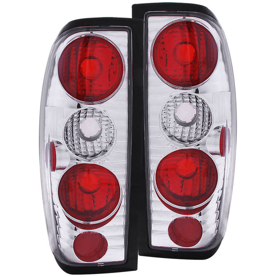 ANZO 1998-2004 Nissan Frontier Taillights Chrome 211114