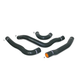 2008+ Mitsubishi Lancer EVO X Mishimoto Silicone Radiator Hose Kit-Black MMHOSE-EVO-10BK