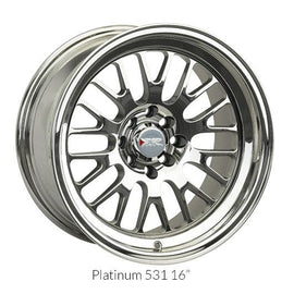 XXR 531 15x8 4x100/4x114.3 +0 Platinum Wheel/Rim 53158460