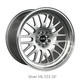 XXR 531 15x8 4x100/4x114.3 +0 Hyper Silver/ML Wheel/Rim 53158463