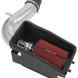 Spectre 11-19 Ford Explorer V6-3.5L F/I Air Intake Kit - Polished Aluminum w/Red Filter 9038