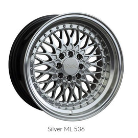 XXR 536 15x8 4x100/4x114.3 +20 Hyper Silver/ML Wheel/Rim 53658083