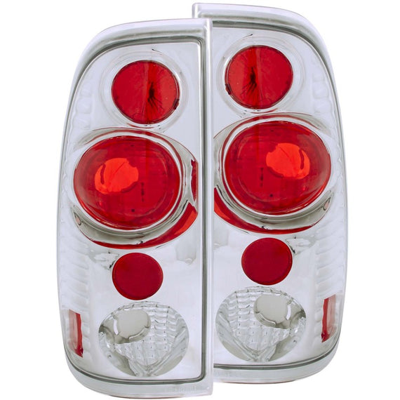 ANZO 1997-2003 Ford F-150 Taillights Chrome G2 211063