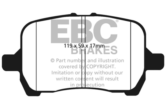 EBC Brakes UD1160 Ultimax Brake Pad UD1160