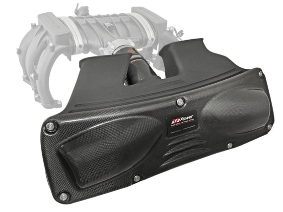 aFe Black Series Cold Air Intake w/Carbon Fiber Cover Fits Carrera/Carrera S 52-12352-C