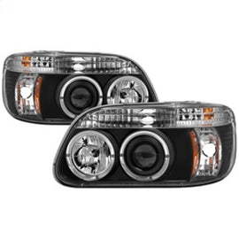 Spyder Ford Explorer 95-01 1PC Projector Headlights LED Halo Blk PRO-YD-FEXP95-HL-1PC-BK 5010131