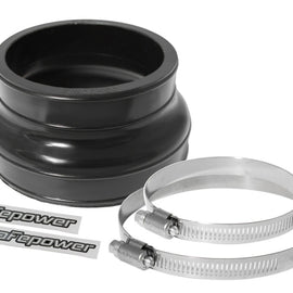 aFe Magnum FORCE CAI Univ. (4-1/4in ID to 3-1/2in ID x 2-1/2in L) Straight Reducing Coupler - Black 59-00033