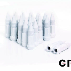 CPR 17Hex V2 Spike Lug Nuts 14x1.5 White 20pc CPR-17HEXSP212125WH