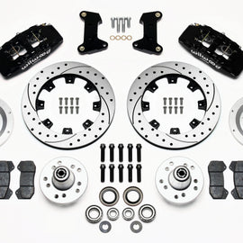 Wilwood Dynapro 6 Front Hub Kit 12.19in Drilled 74-80 Pinto/Mustang II Disc Spindle only 140-10742-D