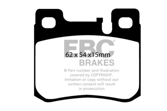 EBC 94-95 Mercedes-Benz C220 (W202) 2.2 (ASC) Redstuff Rear Brake Pads DP31026C