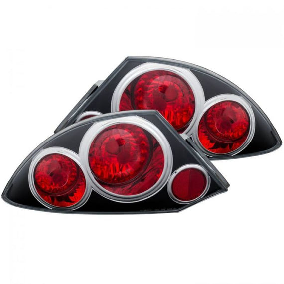 Anzo Tail Lights Black Housing for Mitsubishi Eclipse 2000-2005 221081