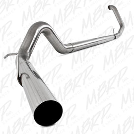 MBRP SINGLE SIDE 4IN TURBO BACK EXHAUST W/O MUFFLER FOR 99-03 FORD F-250/F-350 S6200SLM