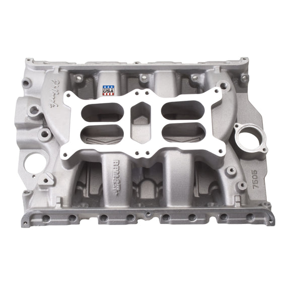 Edelbrock Intake Manifold Ford Perf RPM Dual Quad Fe 7505