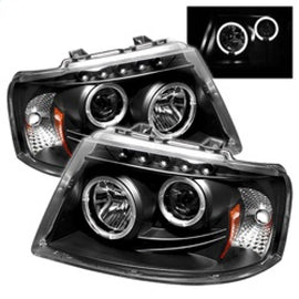 Spyder for Ford Expedition 03-06 Projector Headlights LED Halo LED Blk ( (501011 5010117