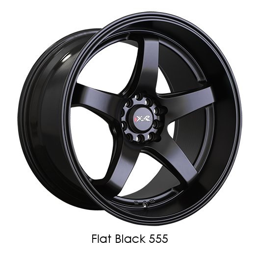 XXR 555 17x8 5x100/5x114.3 +35 Flat Black Wheel/Rim 555781022