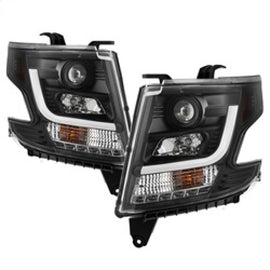 Spyder Chevy Tahoe / Suburban 2015 -2016 Projector Headlights - DRL LED - Black PRO-YD-CTA15-DRL-BK 5082541