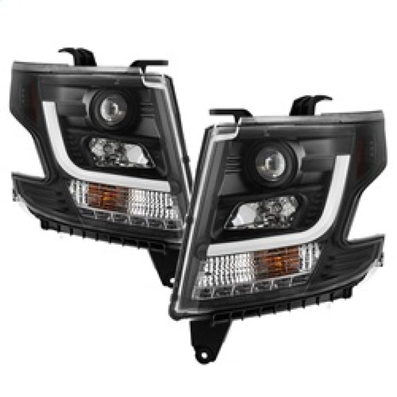 Spyder Chevy Tahoe / Suburban 2015 -2016 Projector Headlights - DRL LED - Black PRO-YD-CTA15-DRL-BK 5082541