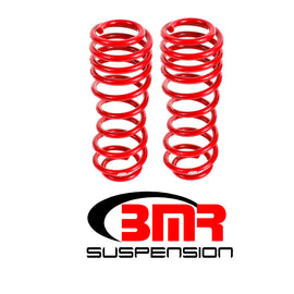 BMR 05-14 S197 Mustang GT/GT500 Rear Handling Version Lowering Springs - Red SP067R