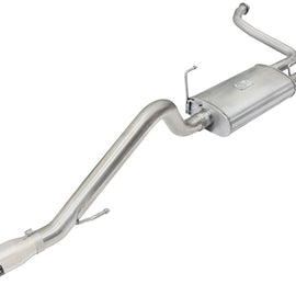 aFe MACHForce XP Exhaust Cat-Back 2.5/3in SS-409 w/ Polished Tip 05-15 Nissan Xterra V6 4.0L 49-46110-P
