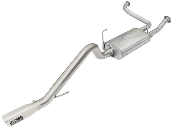 aFe MACHForce XP Exhaust Cat-Back 2.5/3in SS-409 w/ Polished Tip 05-15 Nissan Xterra V6 4.0L 49-46110-P