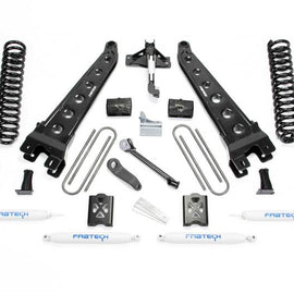 Fabtech 05-07 Ford F250 4WD w/Factory Overload 6in Rad Arm Sys w/Coils & Perf Shks K20111