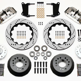 Wilwood Narrow Superlite 6R Front Hub Kit 14.00in Drill Pol 67-69 Camaro 64-72 Nova Chevelle 140-9804-DP