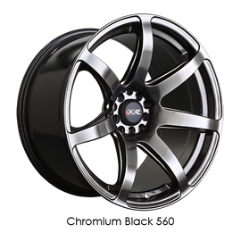 XXR 560 18x8.5 5x100/5x114.3 +20 Chromium Black Wheel/Rim 560885450