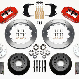 Wilwood Narrow Superlite 6R Front Hub Kit 12.88in Red WWE ProSpindle 140-9919-R