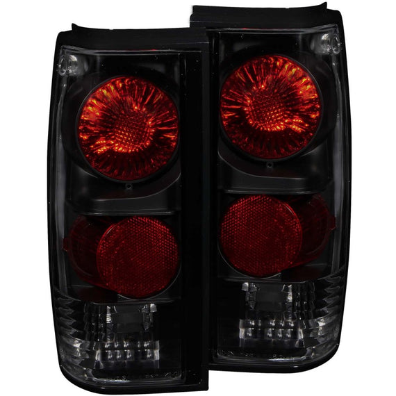 ANZO TAIL LIGHTS DARK SMOKE FOR 82-93 CHEVROLET S-10 / 91-93 GMC SONOMA #211163 211163