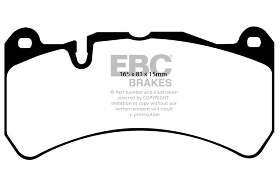 EBC REDSTUFF CERAMIC PERFORMANCE BRAKE PADS - FRONT DP31591C DP31591C