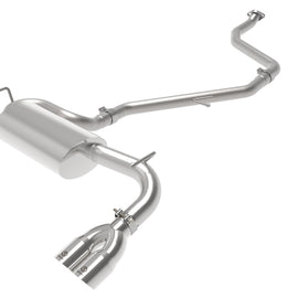 aFe POWER Takeda 2in to 2-1 304 SS Cat-Back Exhaust w/ Polished Tips 11-17 Lexus CT200h 1.8L 49-36047-P