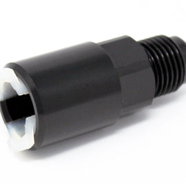 Torque Solution Push-On Quick Disconnect Adapter Fitting: 3/8in SAE to -6AN Male Flare TS-FTG-011