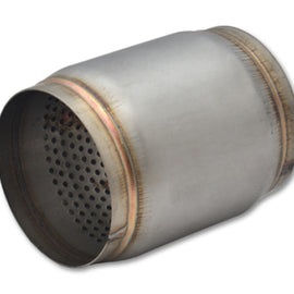 Vibrant SS Race Muffler 3.5in inlet/outlet x 5in long 17965
