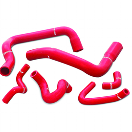 Mishimoto Silicone Radiator Hose Kit, Red, for Ford Mustang GT/Cobra 1986-1993 MMHOSE-MUS-86RD