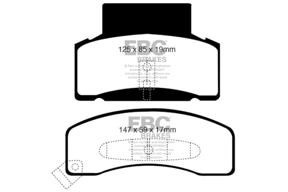 EBC 92-99 Chevrolet C30 DRW Ultimax2 Front Brake Pads UD459