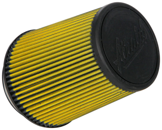 Airaid Universal Air Filter - Cone 4in Flange x 6in Base x 4-5/8in Top x 7in Height - Synthaflow 704-458