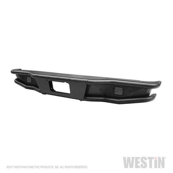 Westin 2016-2018 Chevrolet Silverado 1500 Outlaw Rear Bumper - Textured Black 58-81005