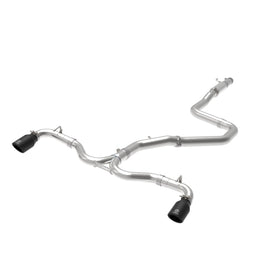 aFe Takeda 3-2.5in 304 SS Cat-Back Exh System w/Black Tips 2018 Hyundai Elantra GT Sport I4-1.6L (t) 49-37003-1B