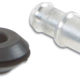 Vibrant 10mm (2/5in) O.D. Aluminum Vacuum Hose Fitting (includes Rubber Grommet) 2895