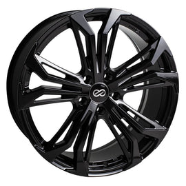 Enkei Vortex 5 Wheel 18x8 38mm Offset 5x114.3 72.6mm Bore Black Paint Wheel 510-880-6538BK