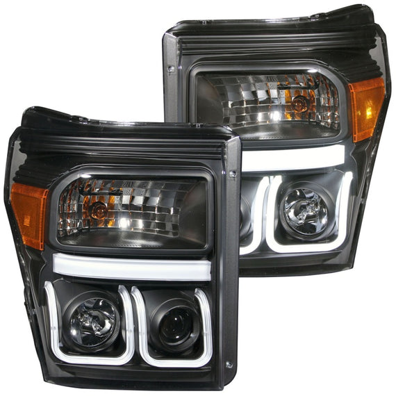 Anzo 111292 Pair of Projector Headlights for 11-16 F250/F350/F450/F550 Superduty 111292