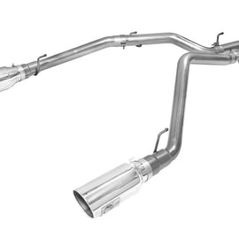 aFe MACHForce XP DPF-Back Exhaust 3in SS w/ 6in Polished Tips 2014 Dodge Ram 1500 V6 3.0L EcoDiesel 49-42044-P