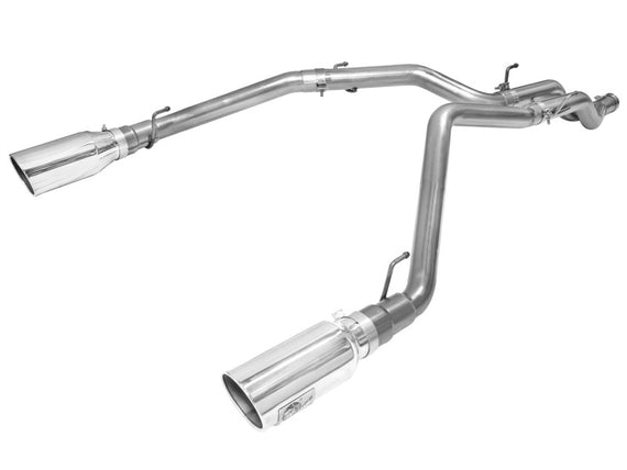 aFe MACHForce XP DPF-Back Exhaust 3in SS w/ 6in Polished Tips 2014 Dodge Ram 1500 V6 3.0L EcoDiesel 49-42044-P